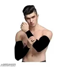 Cotton Blend Baseball Cap With Arm Sleeves, Black, Pack of 2