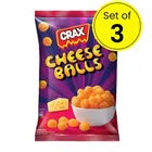 Crax Cheese Balls 53 g (Pack of 3)
