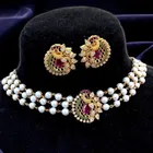 Zircon Gold-plated Copper Jewellery Set for Women 