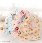 Silicone Bibs Aprons for Infants (Multicolor, Pack of 3)