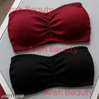 Cotton Bra for Women & Girls, Black & Red, Pack of 2 