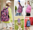 Canvas Backpack Bag, Blue