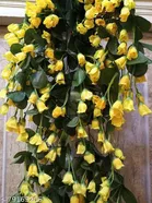 Polyester Artificial Hanging Flower Garlands 