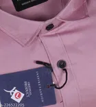 Cotton Solid Shirts for Men, Coral 