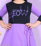 Cotton Blend Frock for Girls 