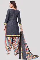 Cotton Suit Fabric with Dupatta for Women 