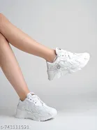 Shoetopia Girls Sneakers White 