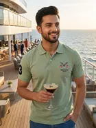 Embroidered Polo T-shirt for Men 