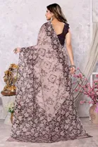 Georgette Printed Saree for Women 