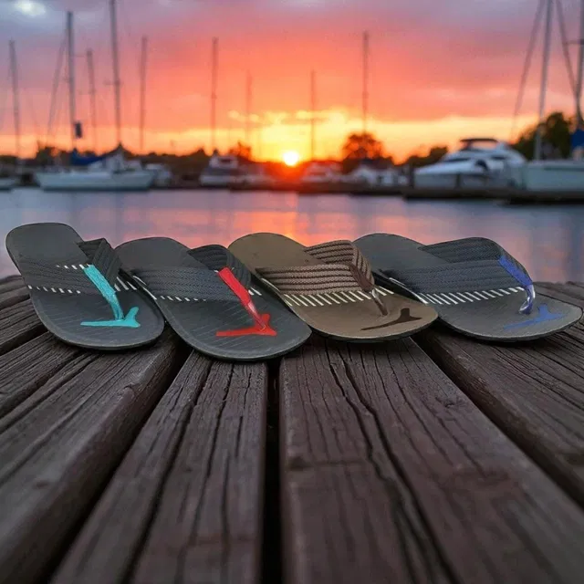 Flipflops for Men, Pack of 4, Multicolor (9)