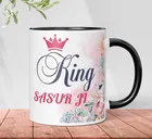 Bride Loading Printed Heart Handle Mug Microwave Safe Ceramic Tea Coffee 