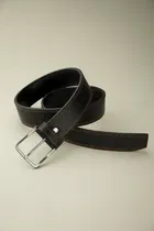 Casual PU Leather Belt for Men 2001 (Black, Free Size)