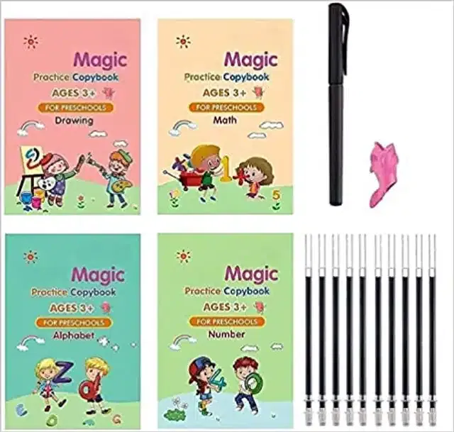 Practice Copybook with Refill & Pen Combo for Kids (Set of 1)