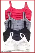 Cotton Solid Bras for Women, Assorted, Pack of 4 