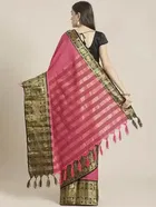 शारदा क्रिएशन कॉटन एम्बेलिशड साड़ी 