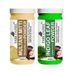 Park Daniel 100% Pure & Natural Multani Mitti Powder & Indigo Leaf Powder 