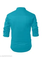 Solid Cotton Kurta Set for Boys 
