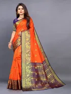 Women's Saree with Unstitched Blouse 
