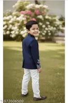 Botanical Cotton Kurta Set for Boys 
