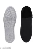 Shoetopia Solid Canvas Flat boots Black 