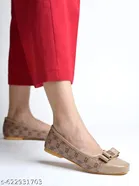 Printed Synthetic Ballerinas for Women 