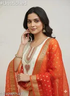 Silk Blend Punjabi/All Over Suits for Women 