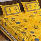 Cotton Queen Bedsheet with 2 Pillow Cover 