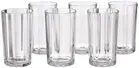 Afast Glass Tumbler (capacity-190ml Each), Set of 6, Transparent, Glasses Suitable for Drinks, Water, Juice, etc, Perfect for Home, Restaurants and Parties