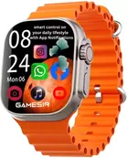 Silicone T800 Ultra Smartwatch for Men & Women (Orange)