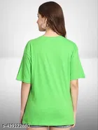 Polycotton T-shirt for Women, Green 
