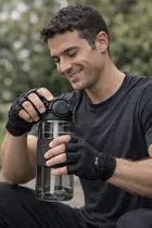 Sports Brave Water Bottle Leakproof Design BPA Free Plastic Drinking Sipper Water Bottle 800 ML Black