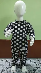 Crepe Full Sleeves T-Shirt with Pant Clothing Set for Kids 