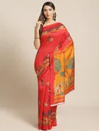 Mysore Silk Printed Saree for Women 