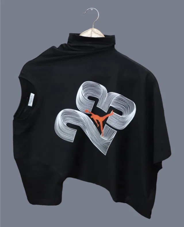 Half Sleeves T-Shirt for Men (Black, XL)