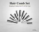 Premium Hair Comb Set - Detangling & Styling Combs For All Hair Types 