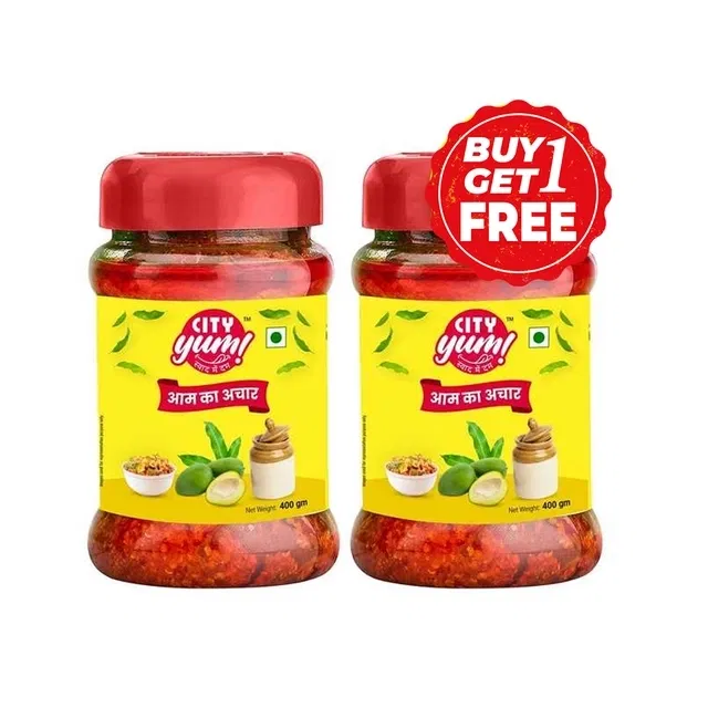 सिटी यम मैंगो अचार 2X400 g (बय 1 गेट 1 फ्री)