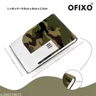 Metal Wallet & Card Holder for Men, Green