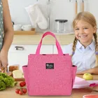 Lunch Box Bag with side Pocket Insulated thermal 
