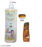 KBH Almond Honey Body lotion 500 ml with 100 ml Cocabutter Lotion (Pack of 2)