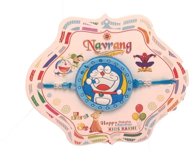 Plastic Doraemon Eraser Kids Rakhi (Multicolor, Pack of 1)