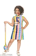 Cotton Blend Dress for Girls 