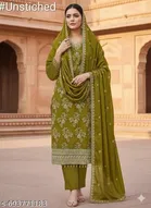 Georgette Punjabi/All Over Suits Semi-Stitched Suits 