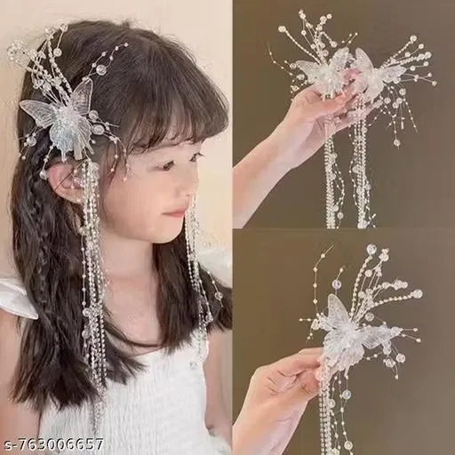Hair Pins for Women (White)