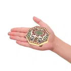 Akarts Marble Pooja Chowki for God pack of 2