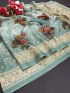 Yashika Women Art Silk Party & Festive Sarees With Unstitched Blouse Piece 