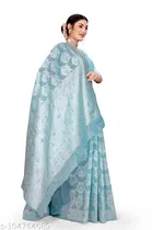 Cotton Zari Woven Saree for Women 