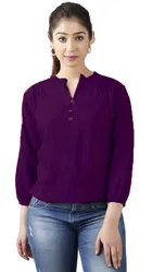 Rayon Solid Top for Women 