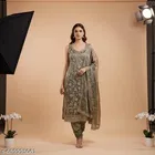 Embroidered Anarkali Suit for Women 