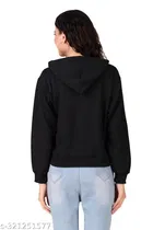 Fleece Solid Jackets for Women 