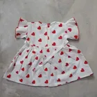 Printed Cotton Blend Frock for Girls 